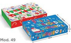 Caja Cartón Camisera Navi Feliz Navidad Media 21×30×5 granmark® 832-49/6 Pieza 751214603272 01