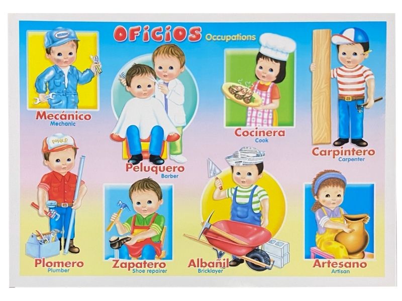 Póster Didáctico Mini Oficios 25×35cm granmark® 1361-122 Pieza 751214543301 02
