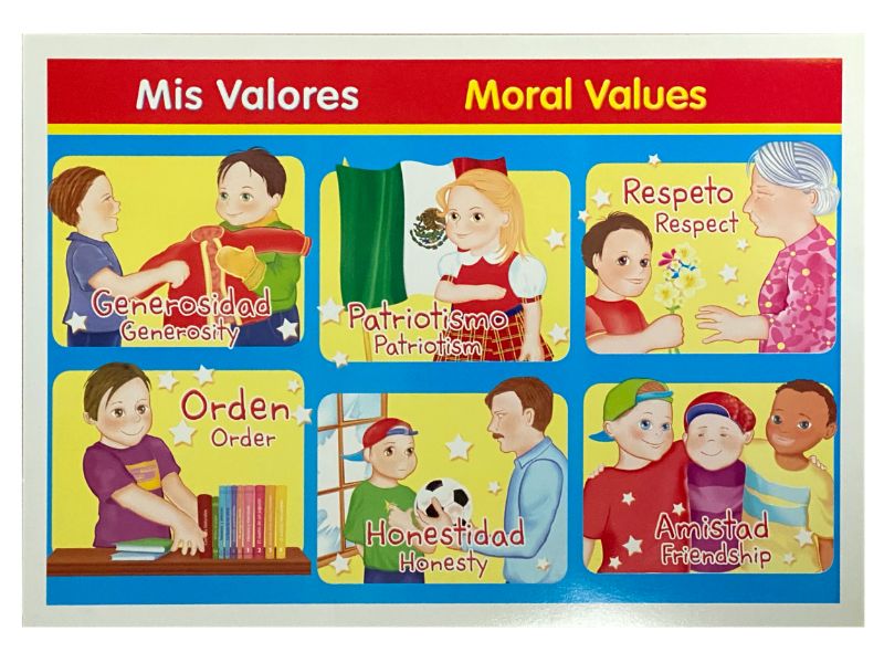 Póster Didáctico Mini Mis Valores 25×35cm granmark® 1361-10 Pieza 751214283788 02