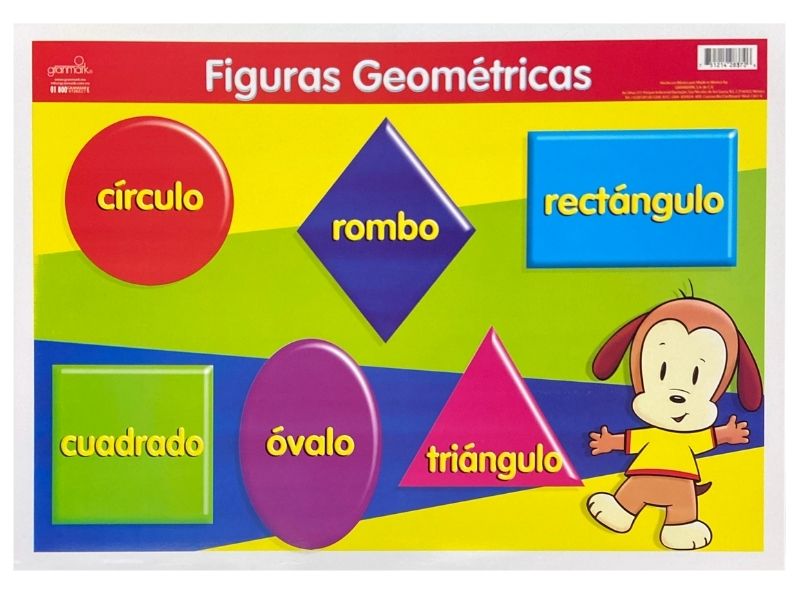 Póster Didáctico Mini Figuras Geométricas 25×35cm granmark® 1361-4 Pieza 751214283726 01