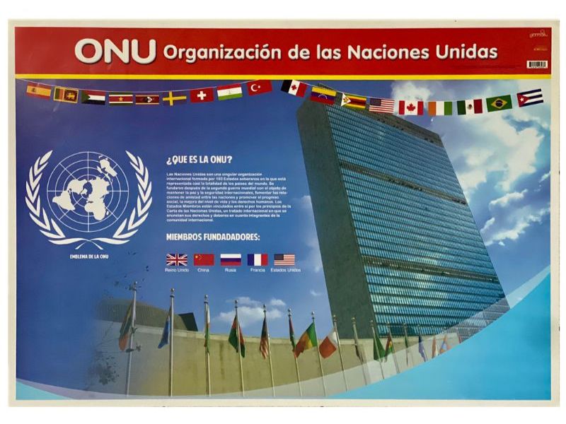 Póster Didáctico ONU 70×50cm granmark® 1345-72 Pieza 751214511430 02