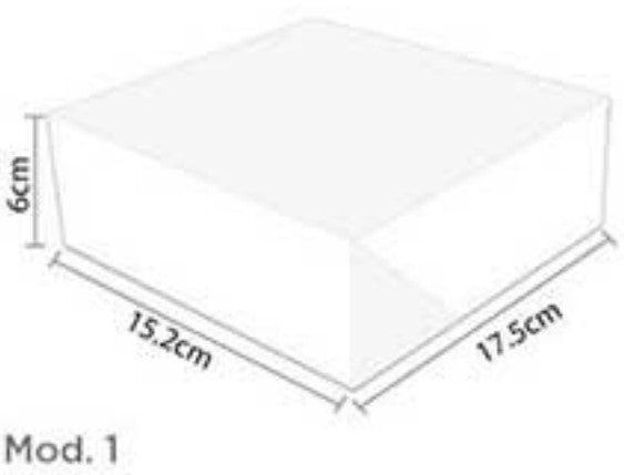 Caja Cartón Armada Blanco Chica 15×17½×6 granmark® 505/1 Pieza 751214799029 01
