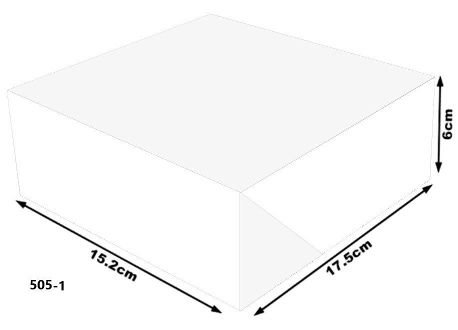 Caja Cartón Armada Blanco Chica 15×17½×6 granmark® 505/1 Pieza 751214799029 01