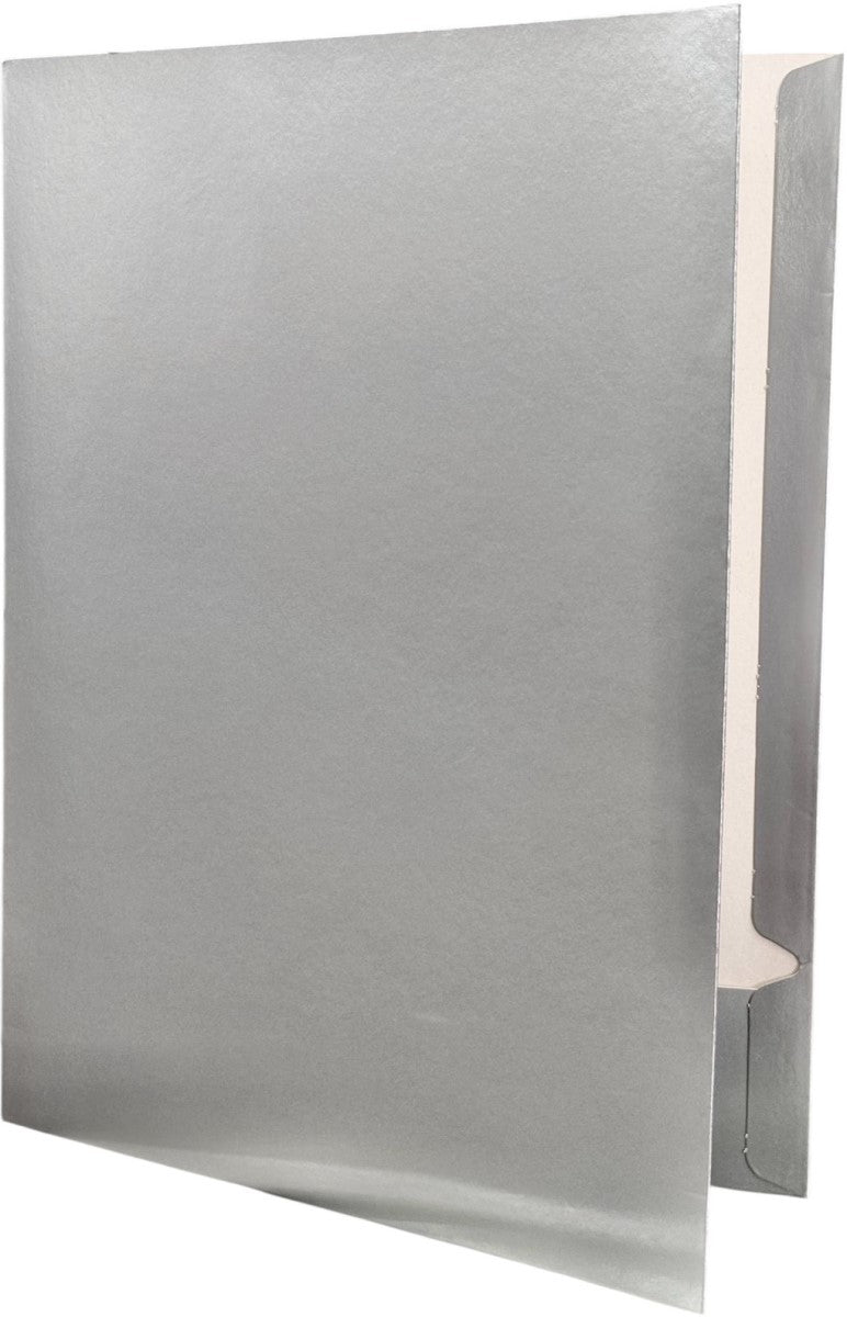 Fólder Doble Solapa 5.5cm Brillante Plata Carta granmark® 600-1007 Pieza 751214796967 01