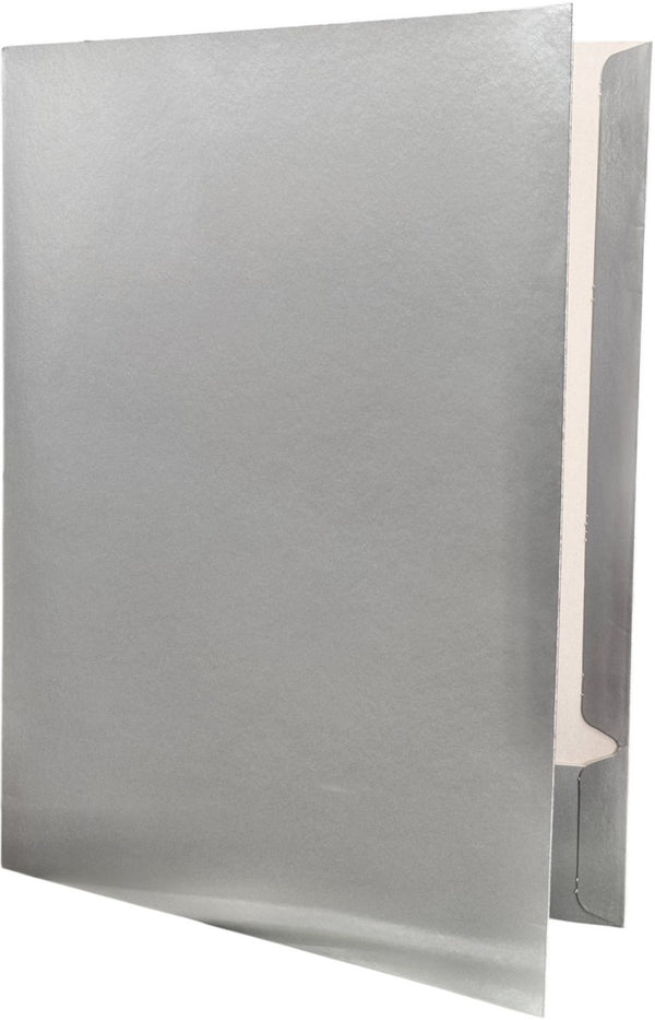 Fólder Doble Solapa 5.5cm Brillante Plata Carta granmark® 600-1007 Pieza 751214796967 01