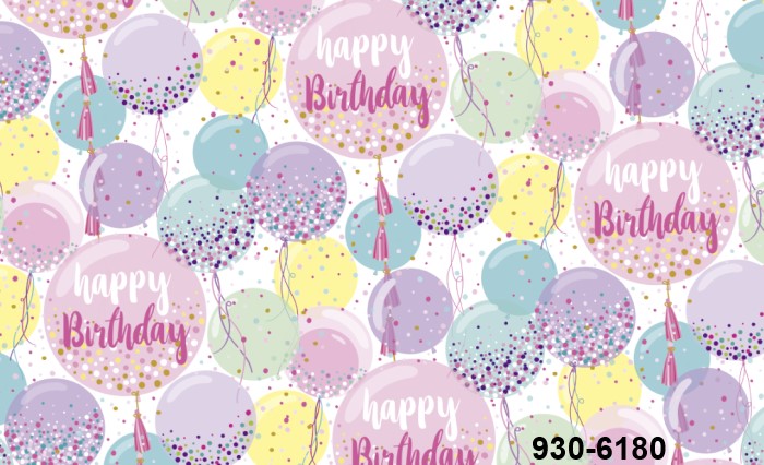 Papel p/Regalo Festejos Globos Gigantes 70×51.3cm granmark® 930-6180 Hoja 751214158895 01