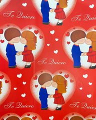 Papel Regalo San Valentin Te quiero novios rojo c/25 50×70cm granmark® 930L [Paquete]