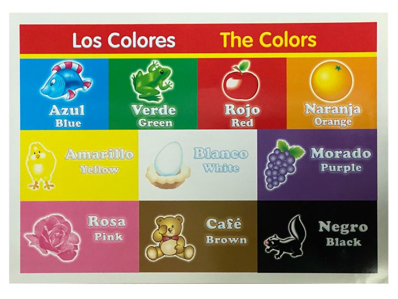 Póster Didáctico Mini Los Colores 35×25cm granmark® 1361-2 Pieza 751214283702 02