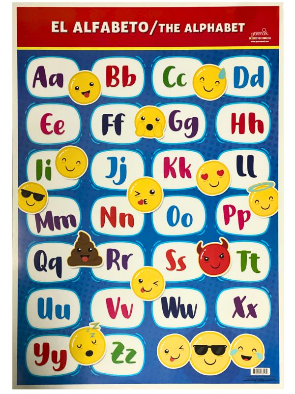 Póster Didáctico Alfabeto Emojis 50×70cm granmark® 1304-28 Pieza 751214763471 02