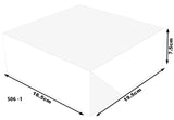 Caja Cartón Armada Blanco Media 16½×19½×7 granmark® 506/1 Pieza 751214799036 01