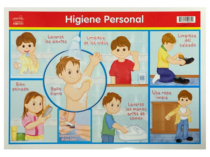 Póster Didáctico Mini Higiene Personal 25×35cm granmark® 1361-34 Pieza 751214500311 01