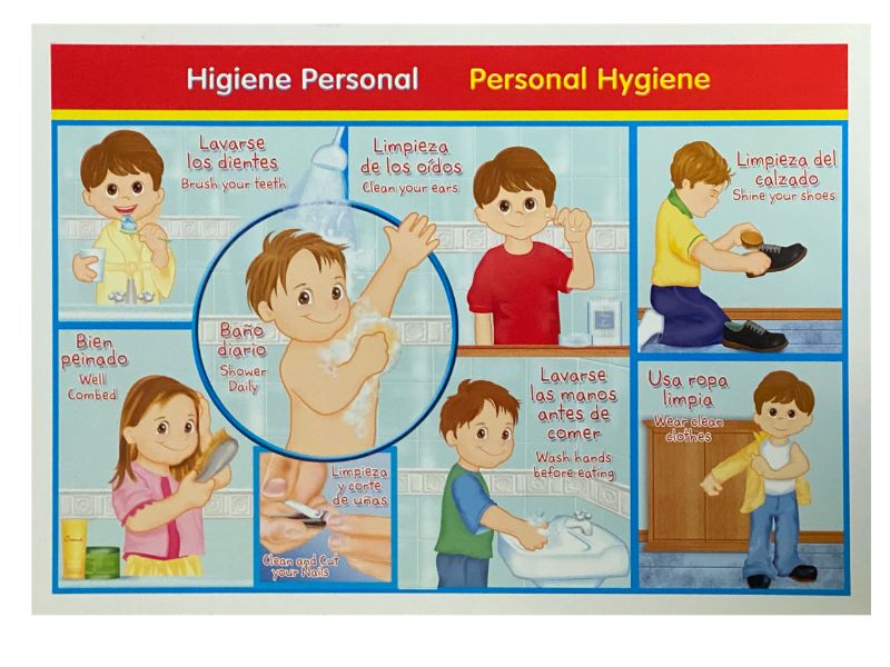 Póster Didáctico Mini Higiene Personal 25×35cm granmark® 1361-34 Pieza 751214500311 02