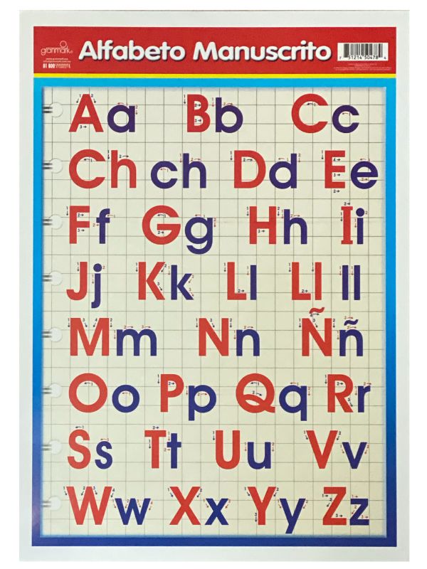 Póster Didáctico Mini Alfabeto Manuscrito 25×35cm granmark® 1361-36 Pieza 751214504784 01