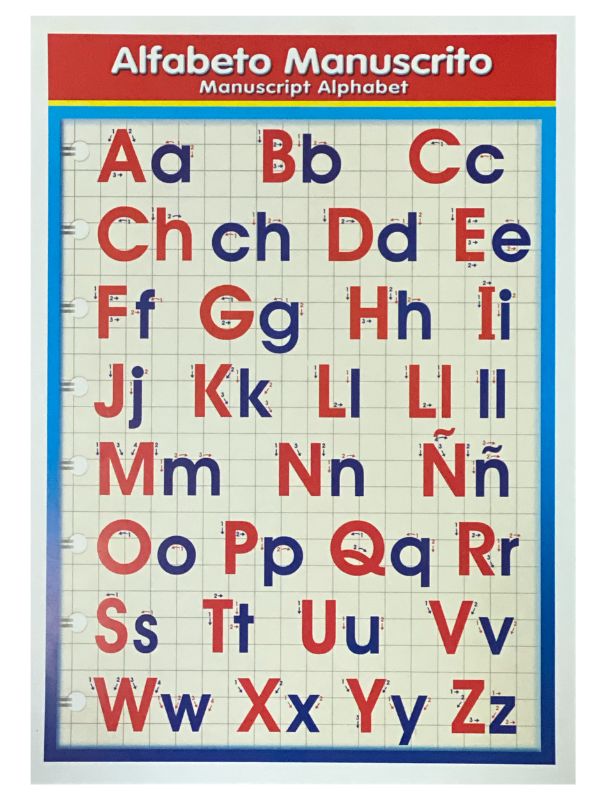 Póster Didáctico Mini Alfabeto Manuscrito 25×35cm granmark® 1361-36 Pieza 751214504784 02