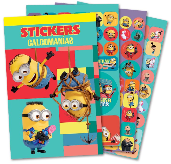 Calcomanía Block Mi Villano Favorito 4 c/250 en 6 hojas 15×23.1cm granmark® 152-881 Pieza 7512149305