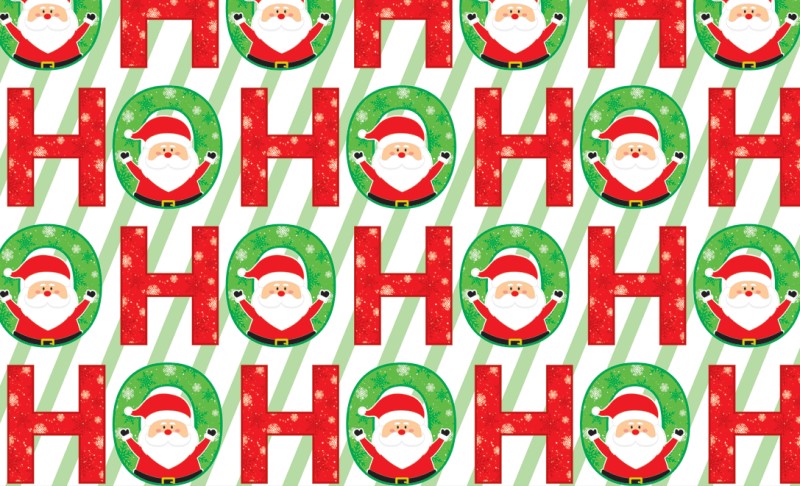 Papel p/Regalo Navidad HO HO Santa 70×51.3cm granmark® 930-6904 Hoja 751214166111 01