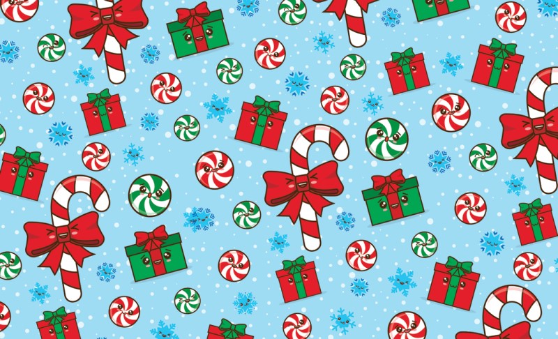 Papel p/Regalo Navidad Caramelos/Regalo/Mentas 70×51.3cm granmark® 930-6440 Hoja 751214161475 01