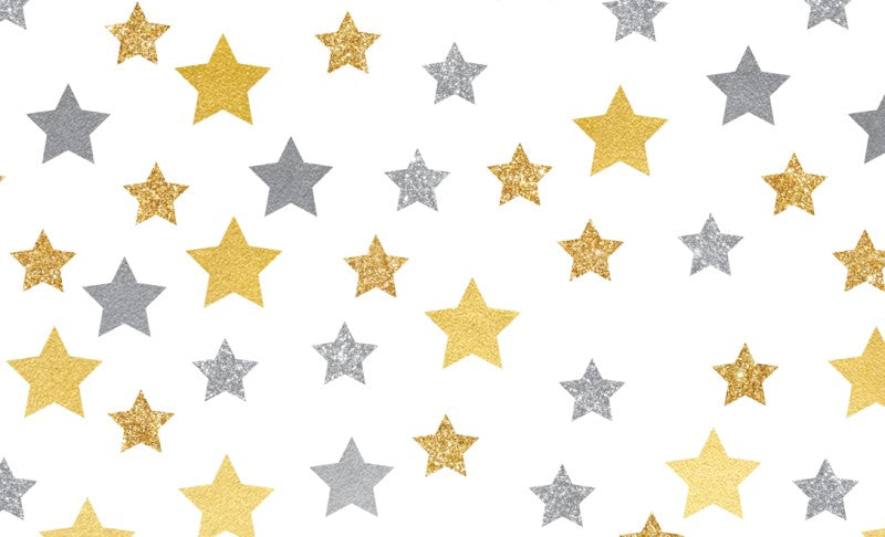 Papel p/Regalo Navidad Estrellas Oro/Plata Blanc 70×51.3cm granmark® 930-6927 Hoja 751214166340 01