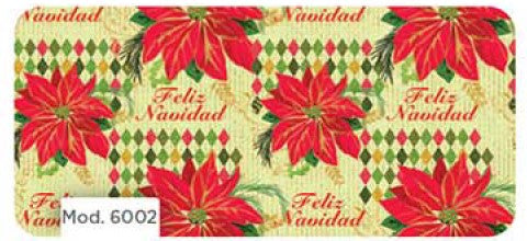 Papel p/Regalo Navidad Nochebuenas Feliz Navidad 70×51.3cm granmark® 930-6002 Hoja 751214157119 01
