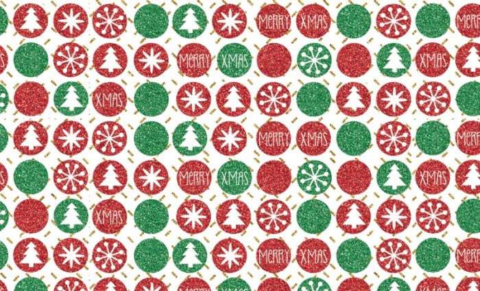 Papel p/Regalo Navidad Iconos en Bolita 70×51.3cm granmark® 930-6996 Hoja 751214167033 01