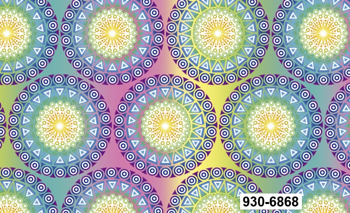 Papel p/Regalo Festejos Mandala Iridiscente 70×51.3cm granmark® 930-6868 Hoja 751214165756 01
