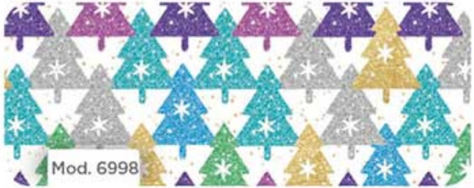 Papel p/Regalo Navidad Pino patrón 70×51.3cm granmark® 930-6998 Hoja 751214167057 01