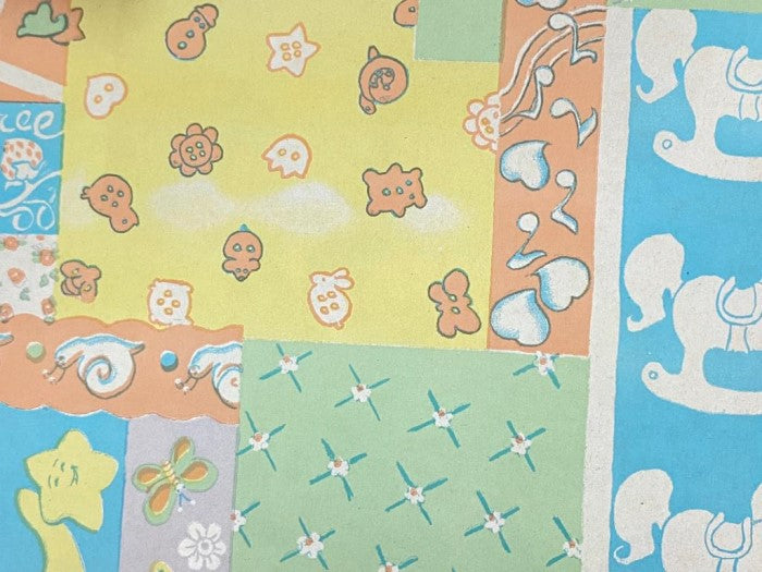 Papel p/Regalo Paquete Bebe 4 c/25 70×49.5cm Colors® Paquete 01