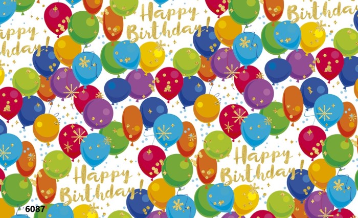 Papel p/Regalo Festejos Eillen Globos 70×51.3cm granmark® 930-6087 Hoja 751214157966 01