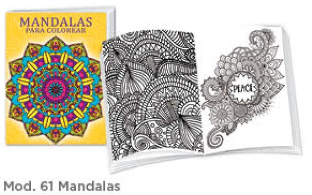 Cuaderno p/Colorear Mandalas Amarillo c/16 Paginas Carta granmark® 776-61 Pieza 751214749185 01