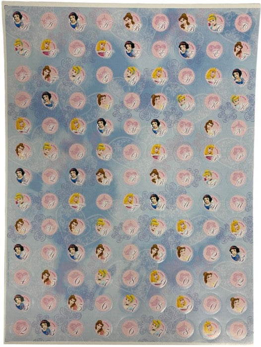 Calcomanía Letras Varios personajes c/12 Oficio granmark® 147 [Pieza] 2