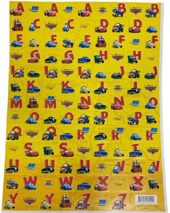 Calcomanía Letras Varios personajes c/12 Oficio granmark® 147 [Pieza] 3