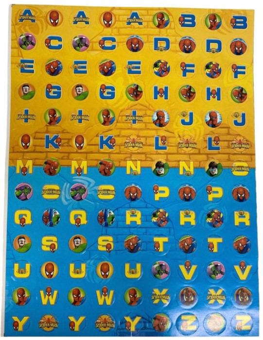 Calcomanía Letras Varios personajes c/12 Oficio granmark® 147 [Pieza] 4