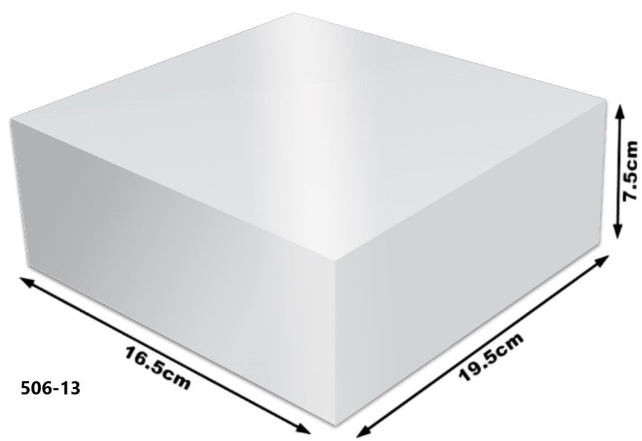 Caja Cartón Armada Navida Plata Media 16½×19½×7 granmark® 506/13 Pieza 751214909671 01