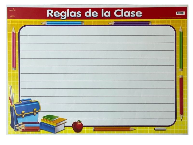Póster Didáctico Reglas de la Clase 70×50cm granmark® 1345-105 Pieza 751214550576 01