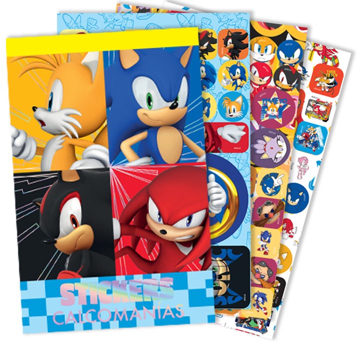 Calcomanía Block Sonic c/250 en 6 hojas 15×23.1cm granmark® 192-7 Pieza 751214940049 01