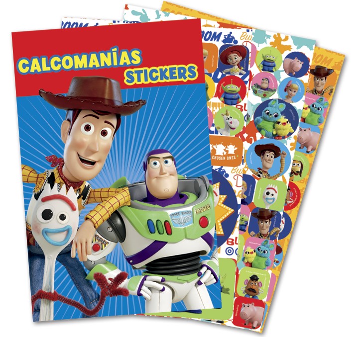Calcomanía Block Toy Story 4 c/250 en 6 hojas 15×23.1cm granmark® 152-695 Pieza 751214785565 01
