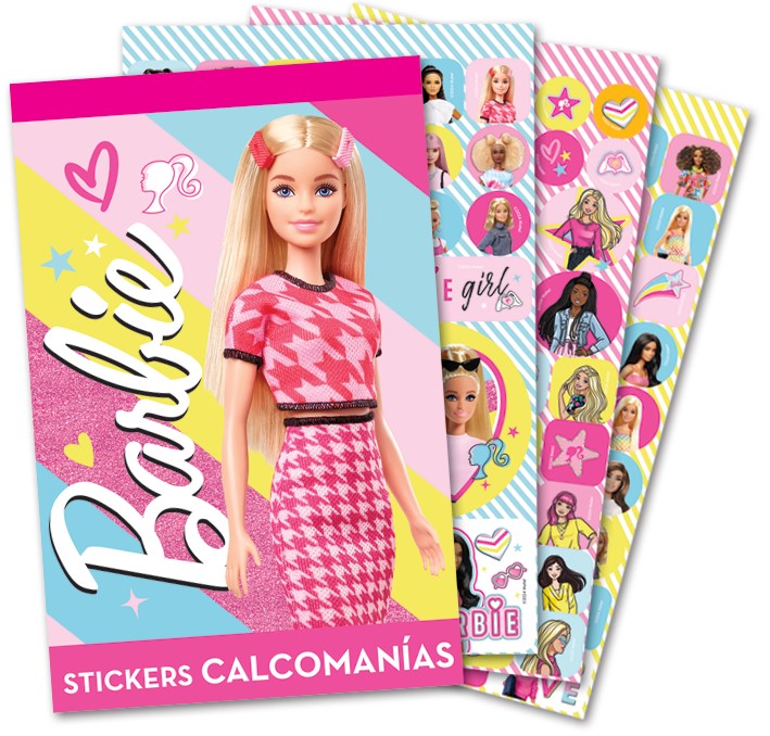 Calcomanía Block Barbie c/250 en 6 hojas 15×23.1cm granmark® 152-870 Pieza 751214924926 01