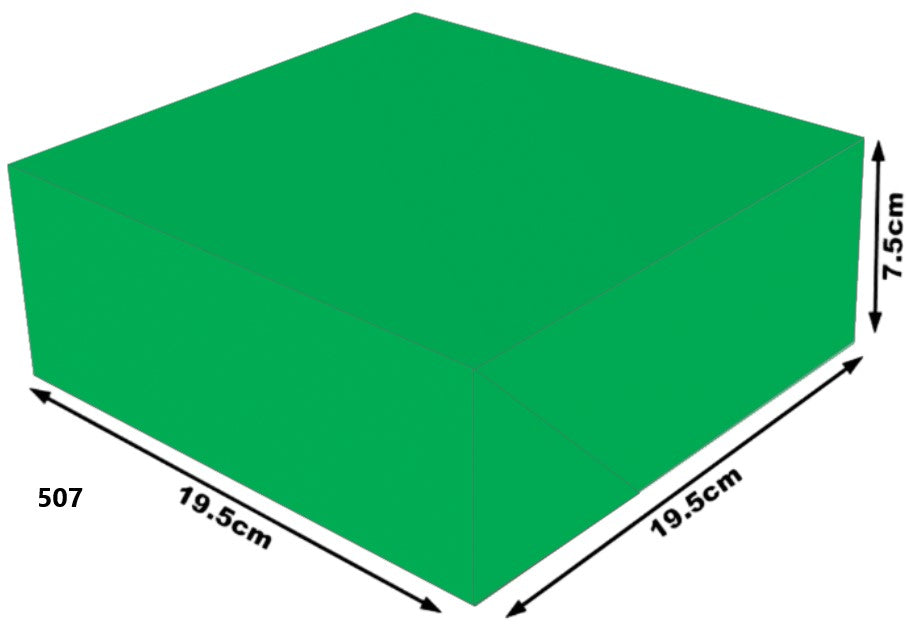 Caja Cartón Armada Navida Verde Grand 19½×19½×7 granmark® 507/8 Pieza 751214902283 01