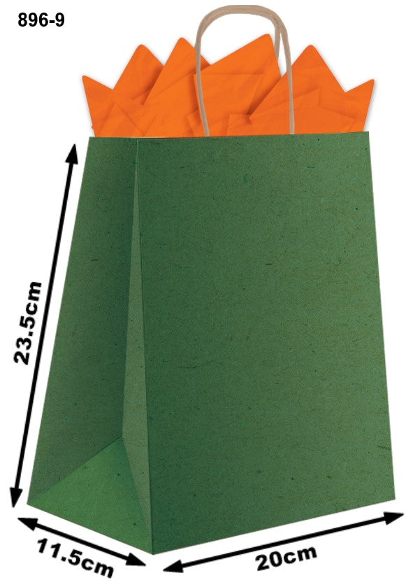 Bolsa p/Regalo Kraft Verde Media 20×23½+11½ granmark® 896-9/6 Pieza 751214436139 01