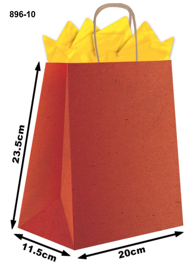 Bolsa p/Regalo Kraft Rojo Media 20×23½+11½ granmark® 896-10/6 Pieza 751214436146 01