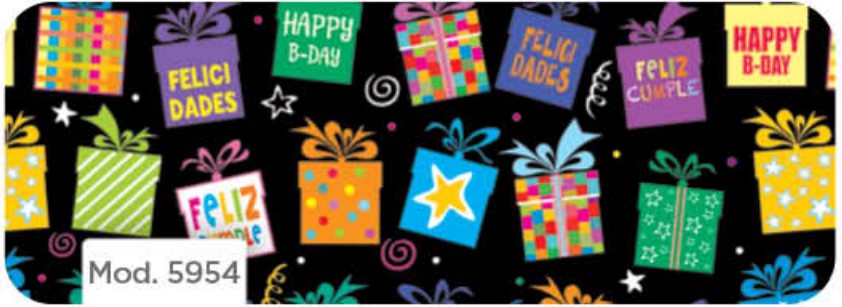 Papel p/Regalo Festejos Regalitos Colores 70×51.3cm granmark® 930-5954 Hoja 751214156631 01