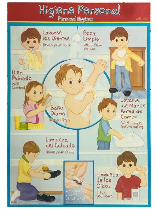 Póster Didáctico Higiene Personal 50×70cm granmark® 1345-10 Pieza 751214229533 02