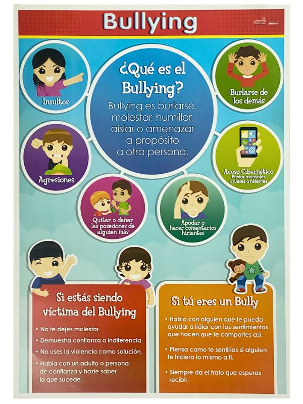 Póster Didáctico Bullying 50×70cm granmark® 1383 Pieza 751214722027 01