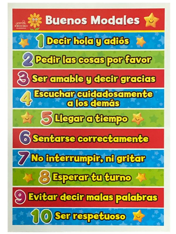 Póster Didáctico Mini Buenos Modales 25×35cm granmark® 1361-139 Pieza 751214739162 01