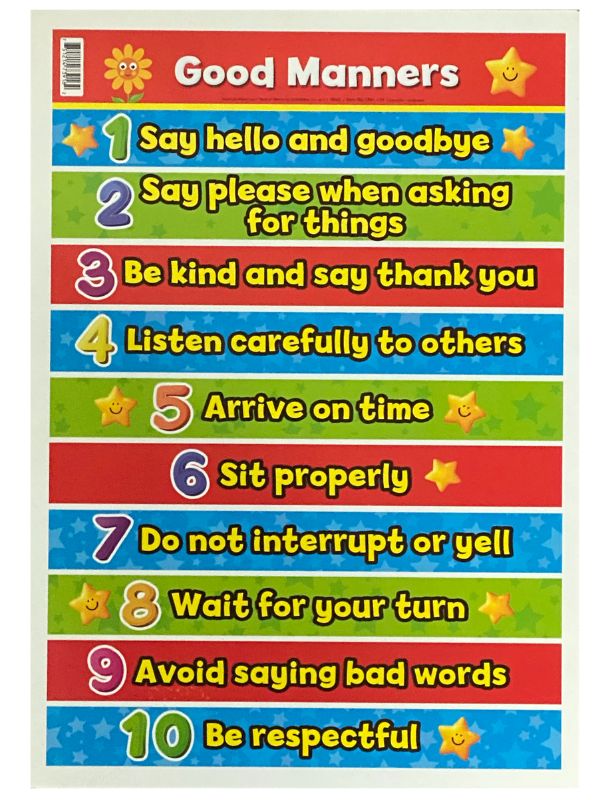Póster Didáctico Mini Buenos Modales 25×35cm granmark® 1361-139 Pieza 751214739162 02