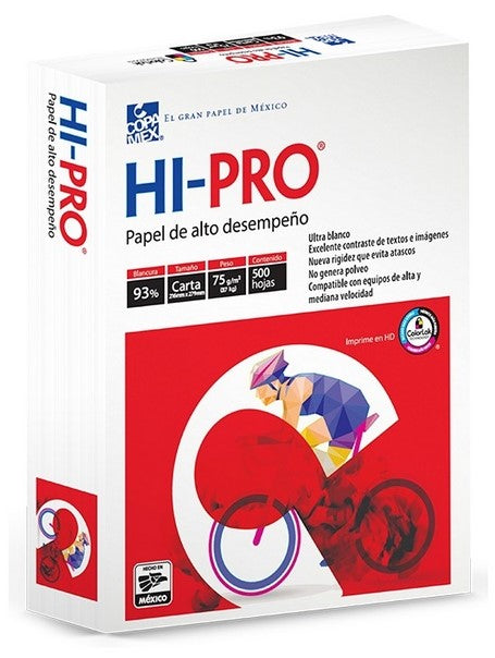 Bond Hi-Pro paquete c/500 50kg Blanco 95% Oficio 75g Copamex® [Resma]