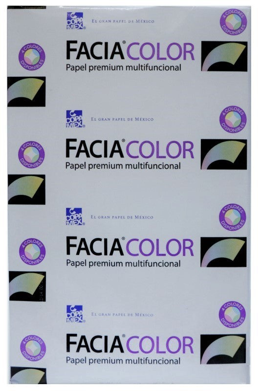 Bond Facia Color paquete c/500 40kg Azul pastel Oficio 60g Copamex® Resma 7502237370190 01
