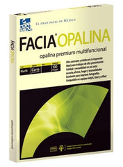 Cartulina Opalina Facia pack c/100 225g Marfil Carta Copamex® [Cien hojas] 7502213373706