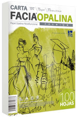 Papel Opalina Facia pack c/100 120g Blanco 97% Carta Copamex® [Cien hojas] 7502237370633
