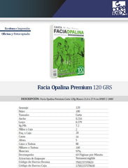 Papel Opalina Facia pack c/100 120g Blanco 97% Carta Copamex® [Cien hojas] 7502237370633 2